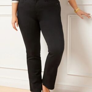 Talbots Women's Black Straight Leg Jeans
